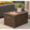 Vintiquewise Distressed Wooden Vintage Industrial Style Decorative Trunk with Lockable Latch QI003451 - alternate 5
